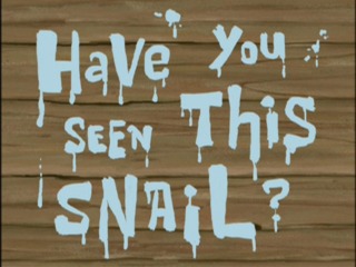 Have You Seen This Snail?